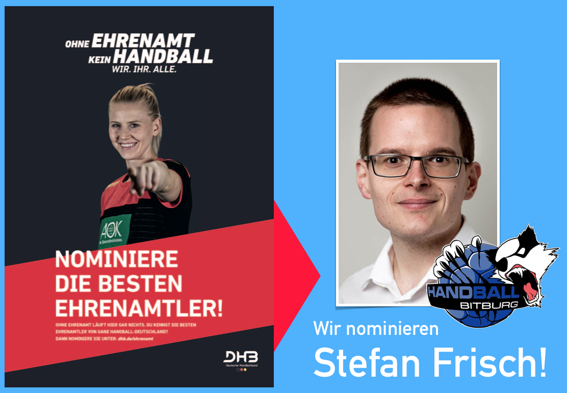 Stefan Frisch ist der Beste Ehrenamtler! – Unterstützt uns für seine Bewerbung beim DHB