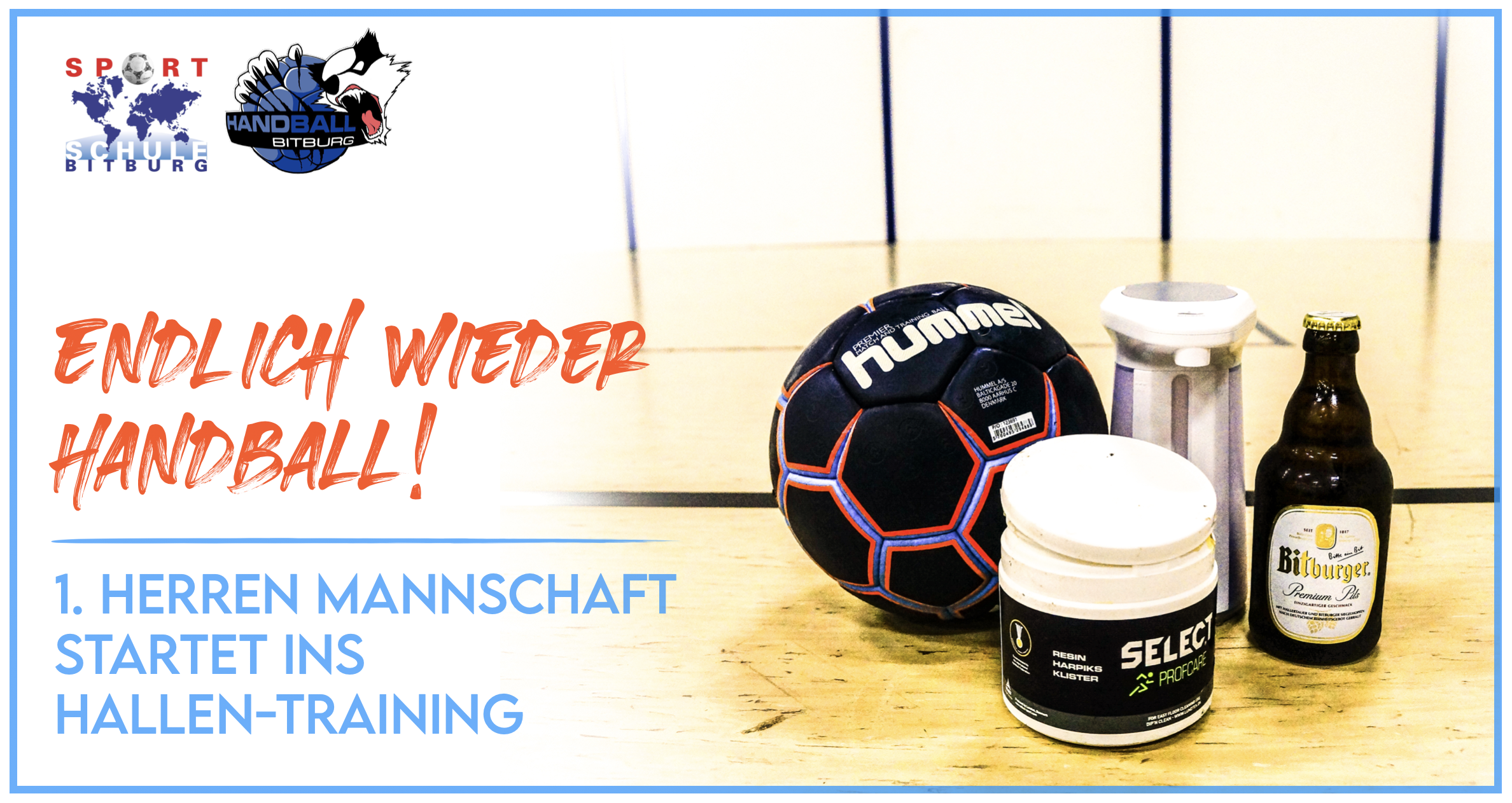 Endlich wieder Handball! – 1. Herren beginnen Hallen-Training