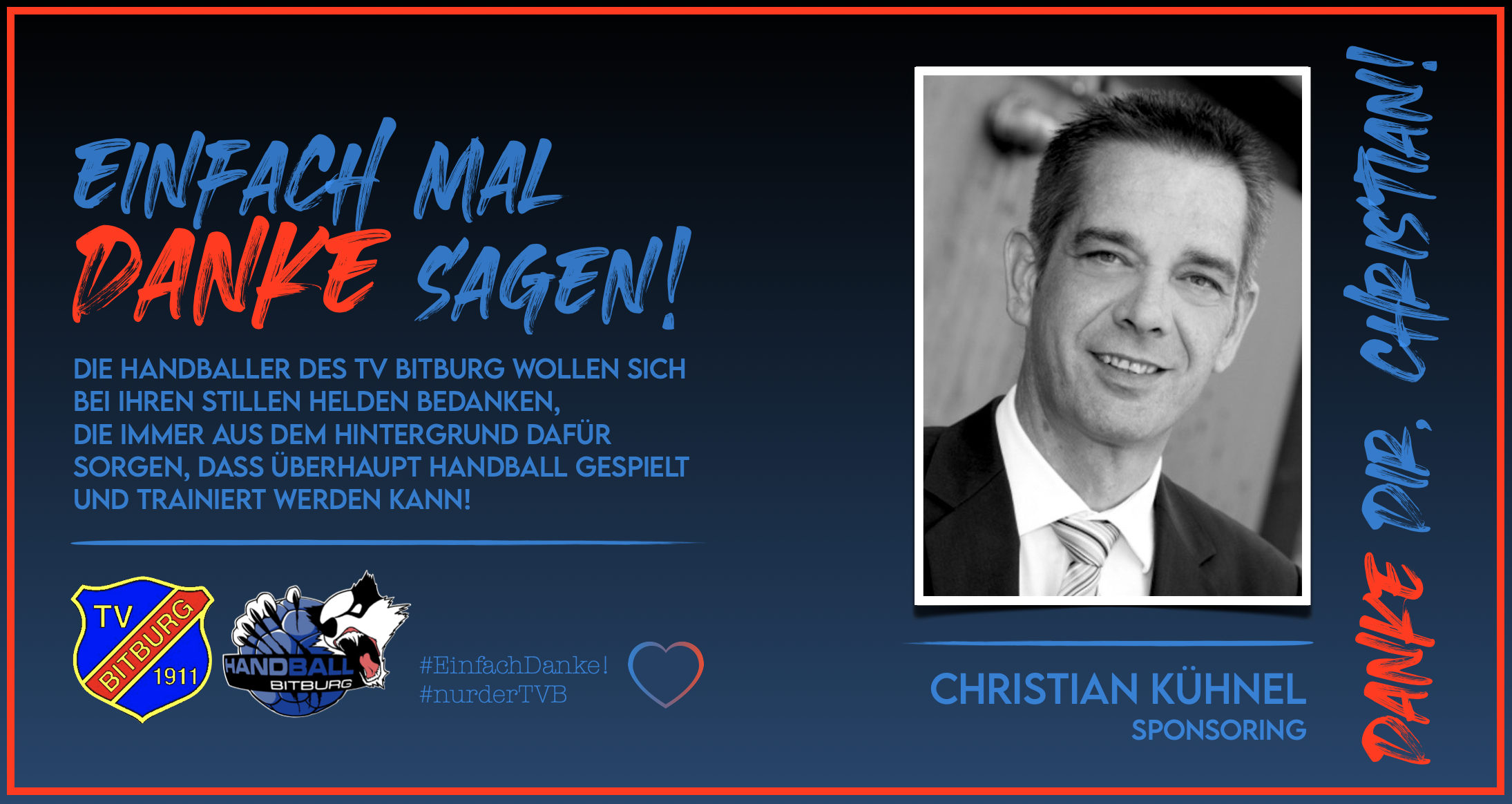 Einfach mal Christian Kühnel Danke sagen!