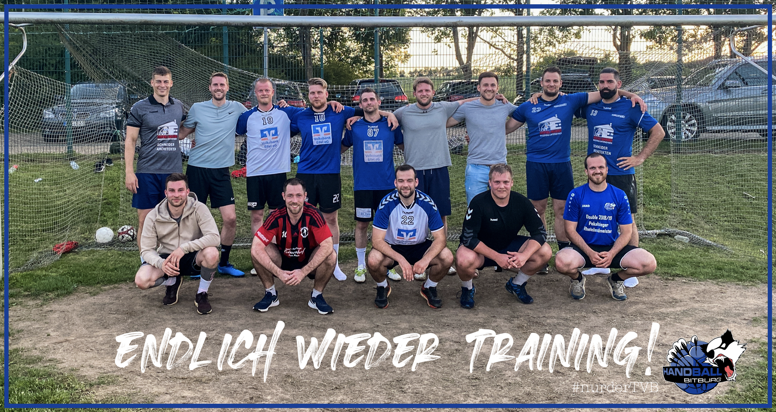 Endlich wieder Training – 1. Herren zurück im Mannschafts-Training