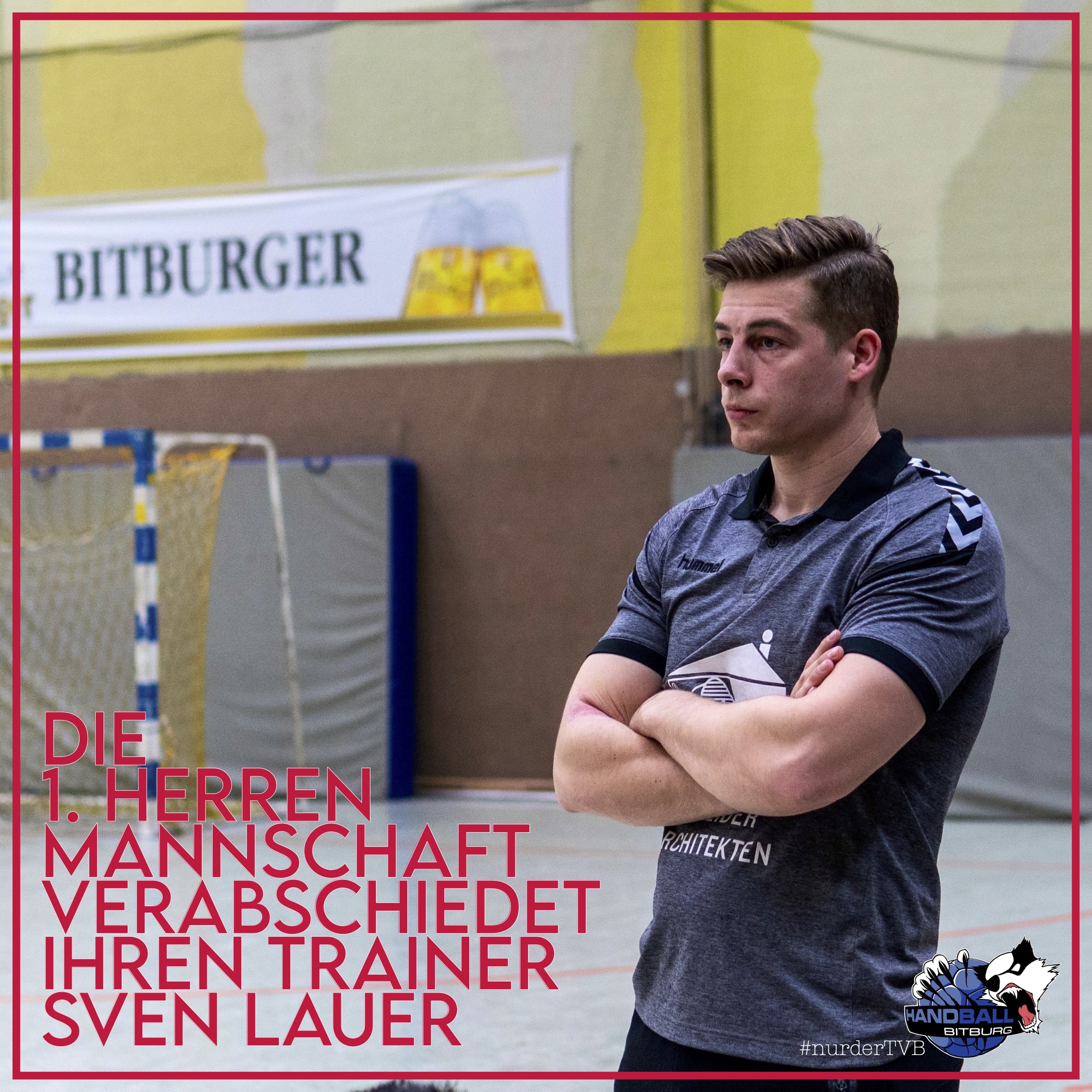 Die 1. Herren Mannschaft verabschiedet ihren Trainer Sven Lauer!