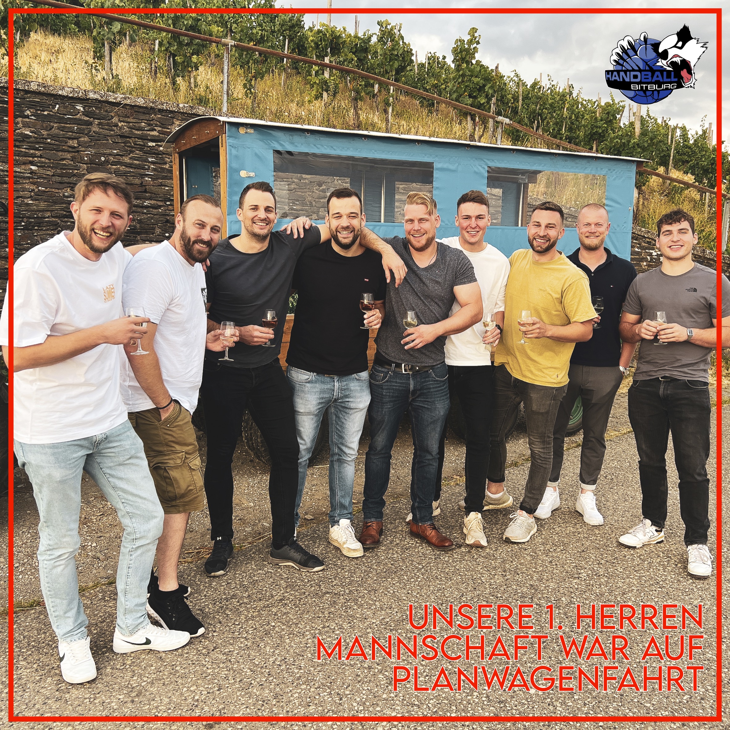 Unsere 1. Herren Mannschaft war auf Planwagenfahrt!