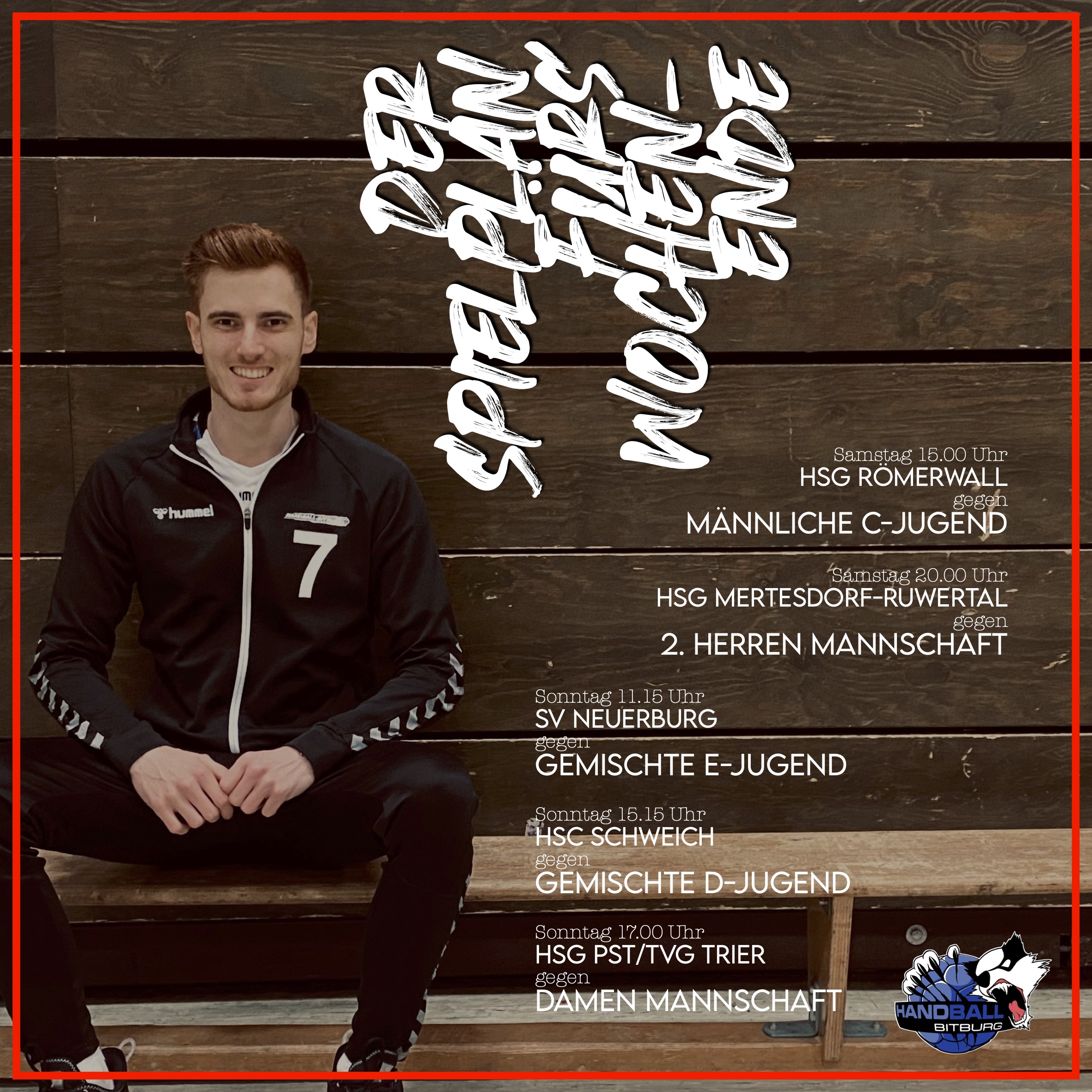 Nur Auswärtsspiele am Wochenende!