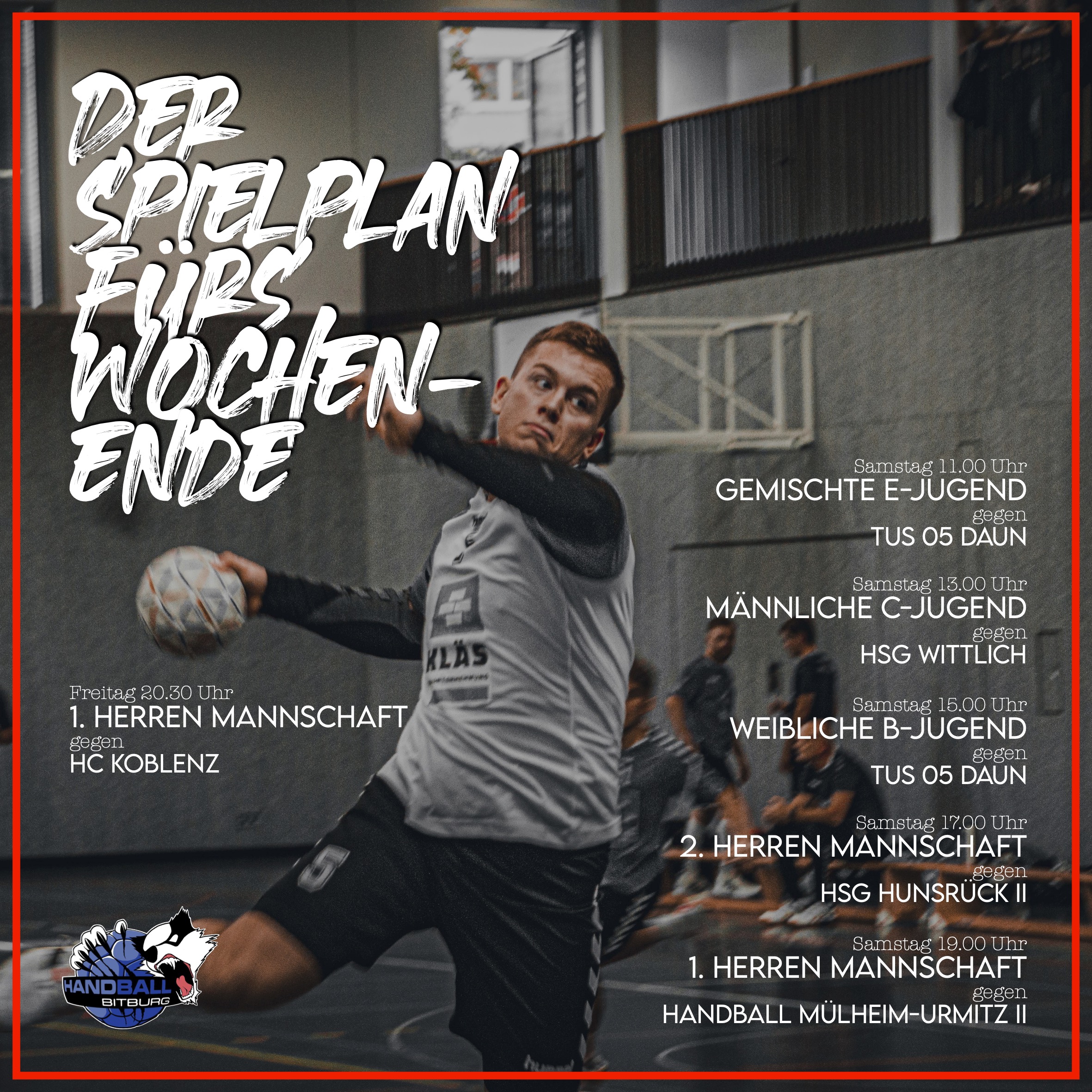 Doppel-Heimspiel für unsere 1. Herren Mannschaft!