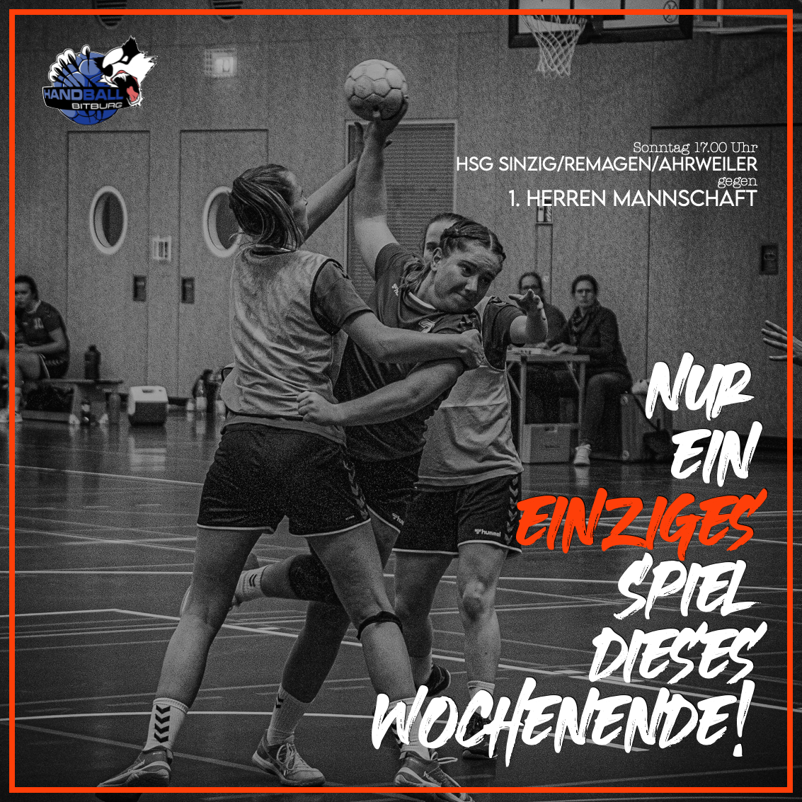 Nur ein einziges Spiel dieses Wochenende!