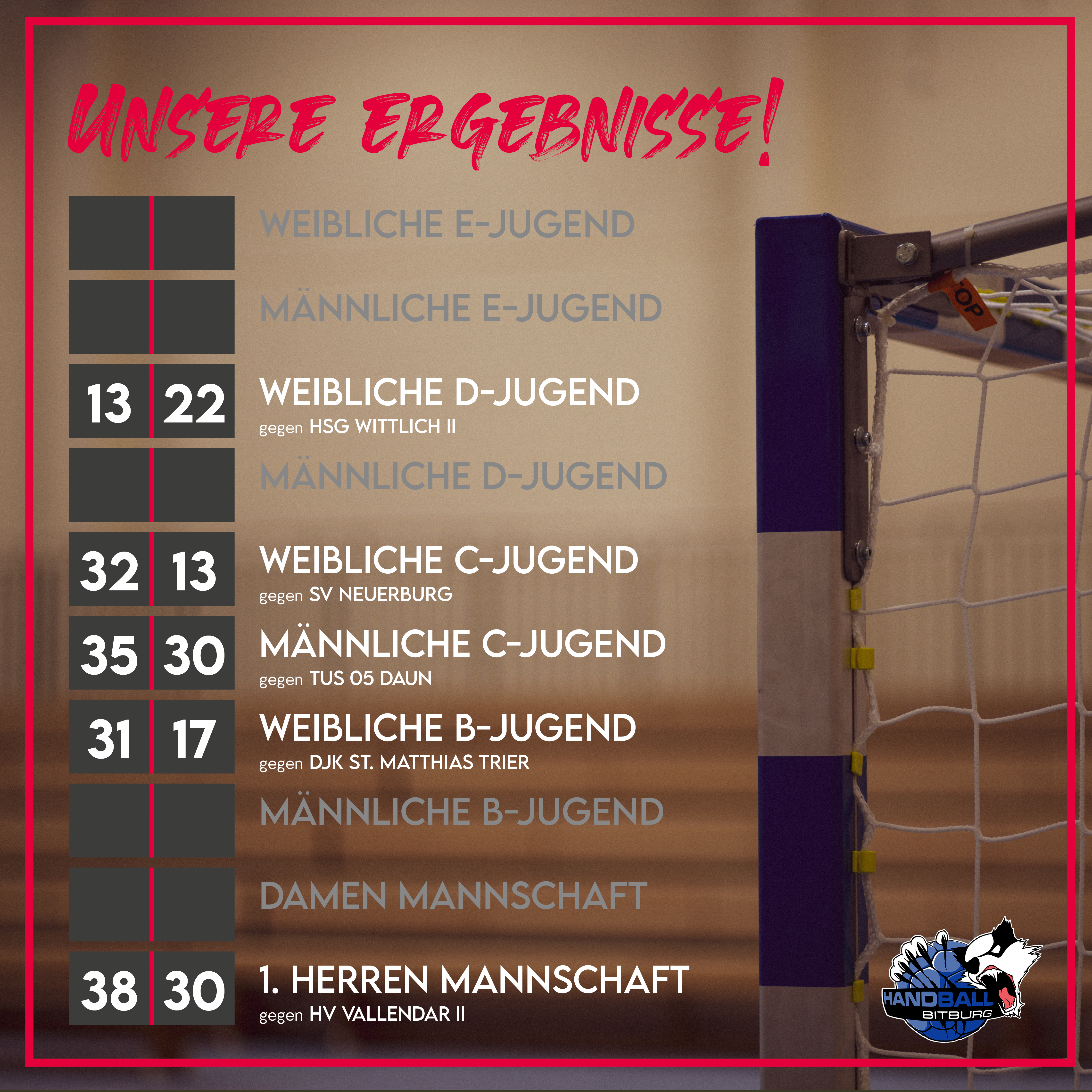 Bitburg feiert in dieser Höhe nicht erwarteten Sieg über Vallendar  II