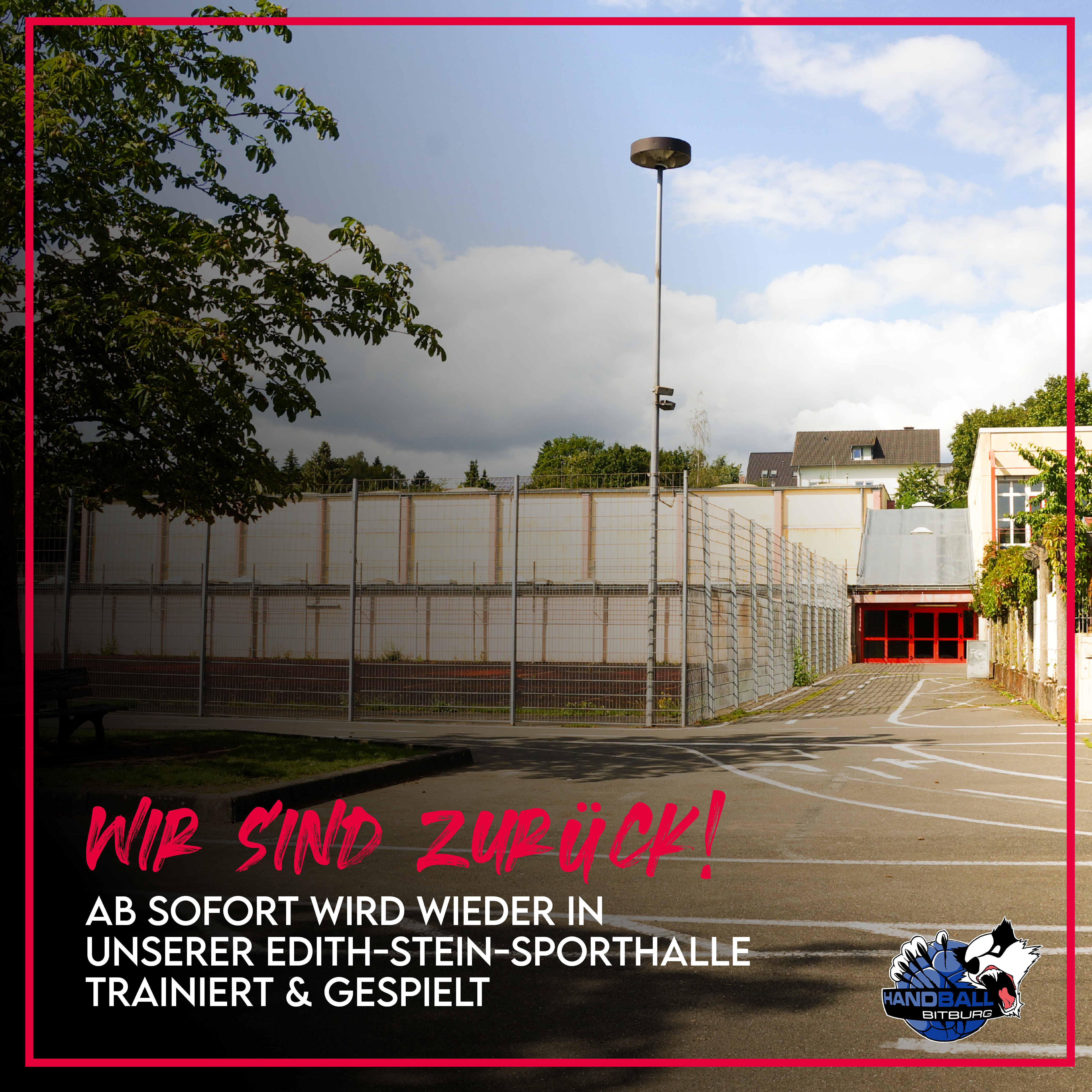 Wir sind wieder zurück in der Edith-Stein-Sporthalle!