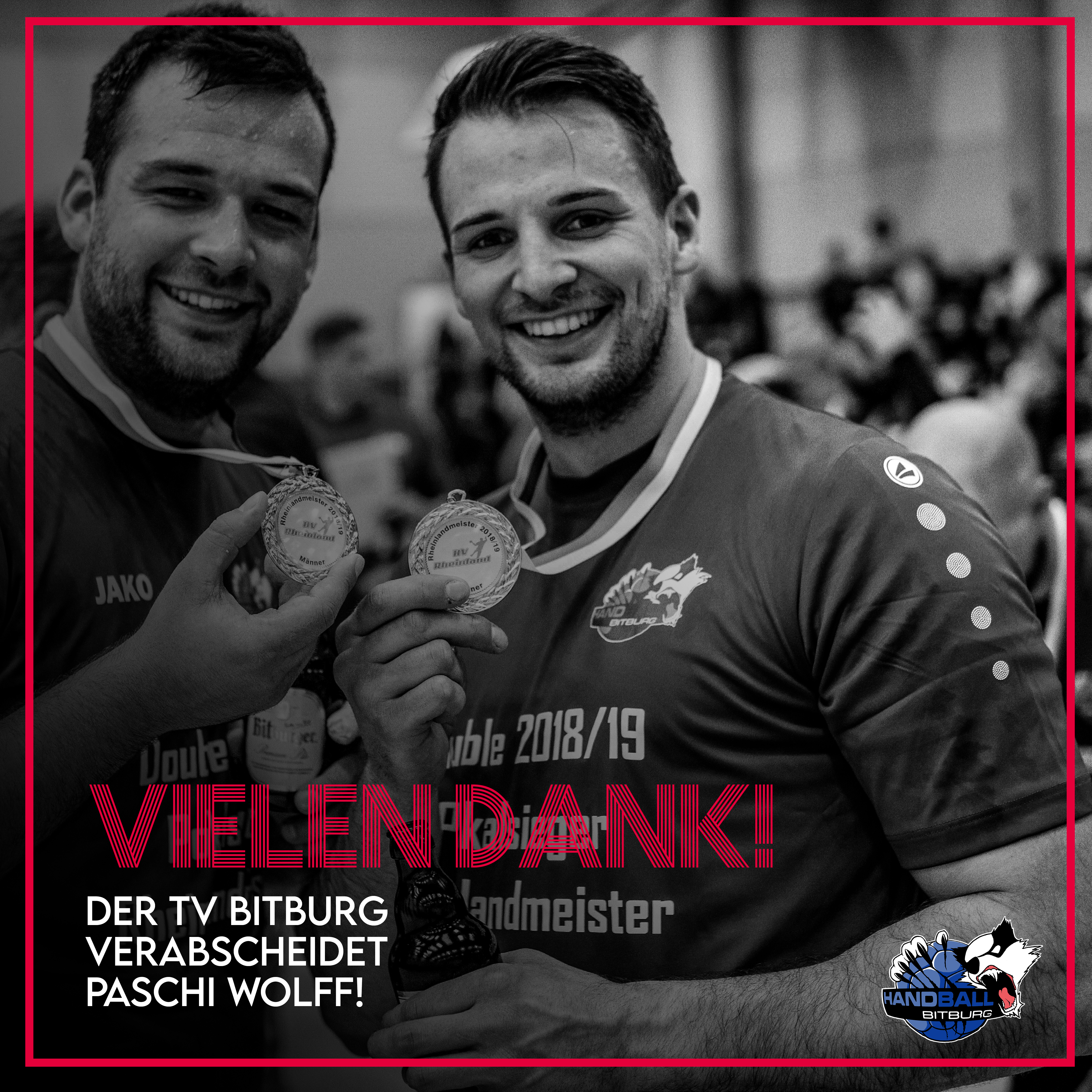 Der TV Bitburg verabschiedet Pascal „Paschi“ Wolff!