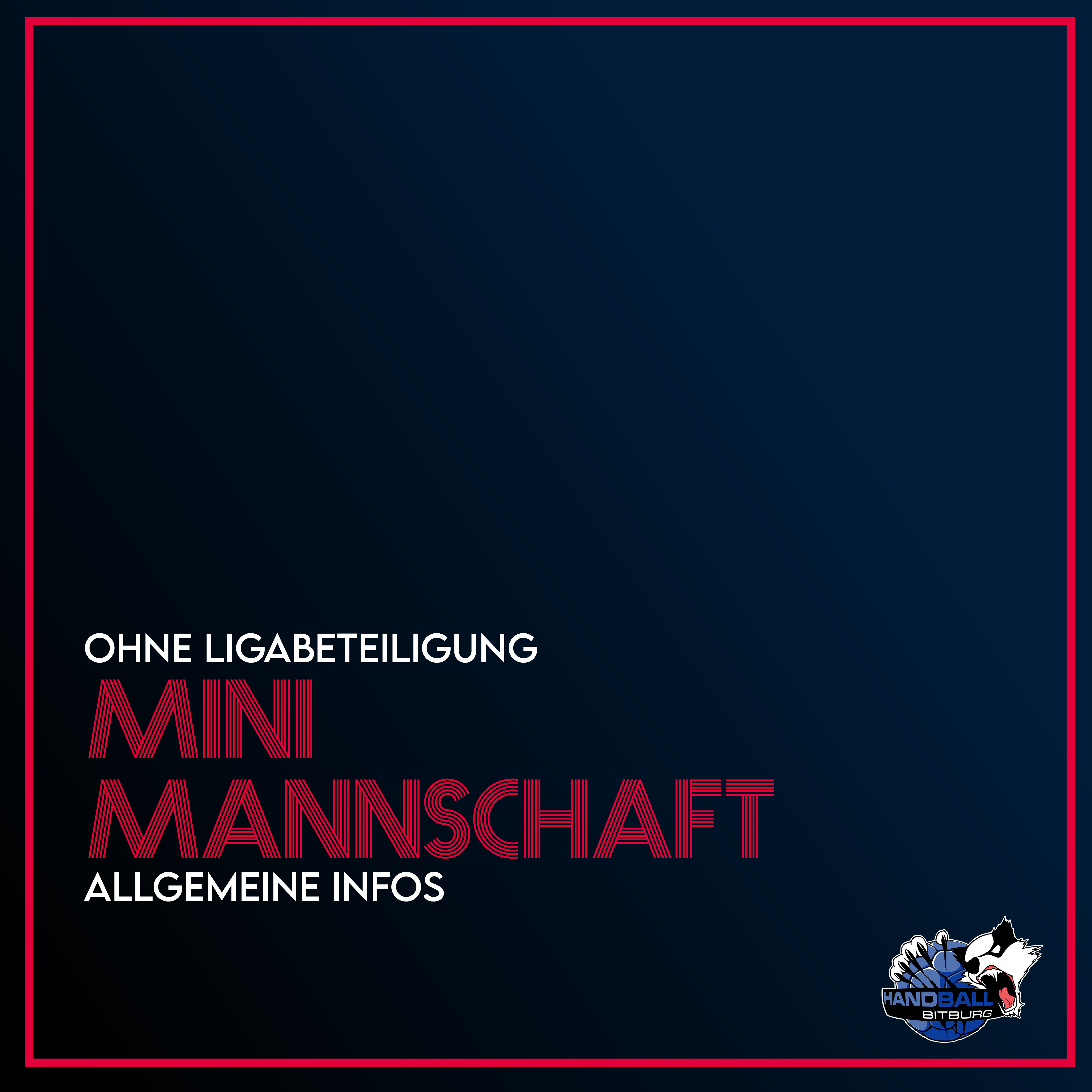 Unsere Mini Mannschaft freut sich über große Beteiligung!