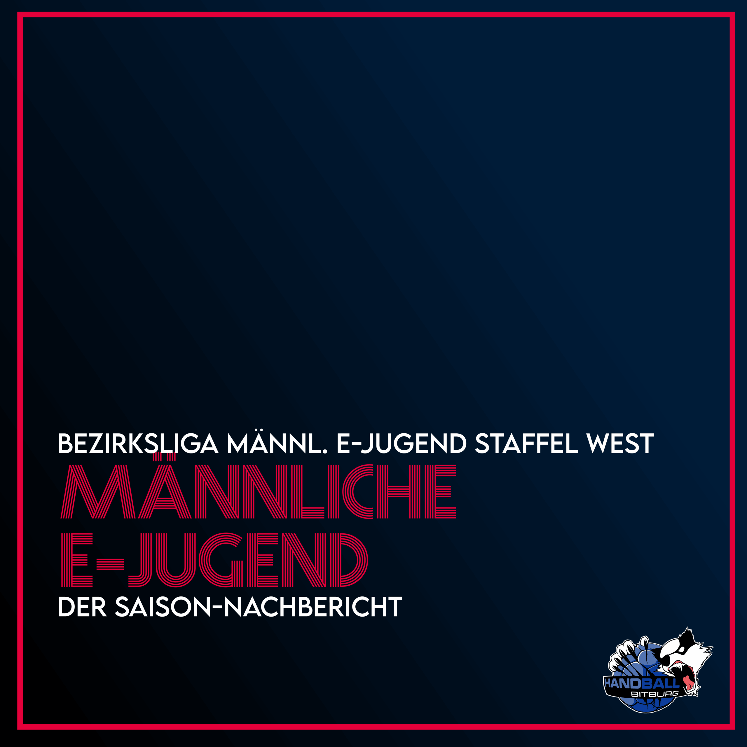 Der Saison-Nachbericht unserer männlichen E-Jugend in der Bezirksliga!