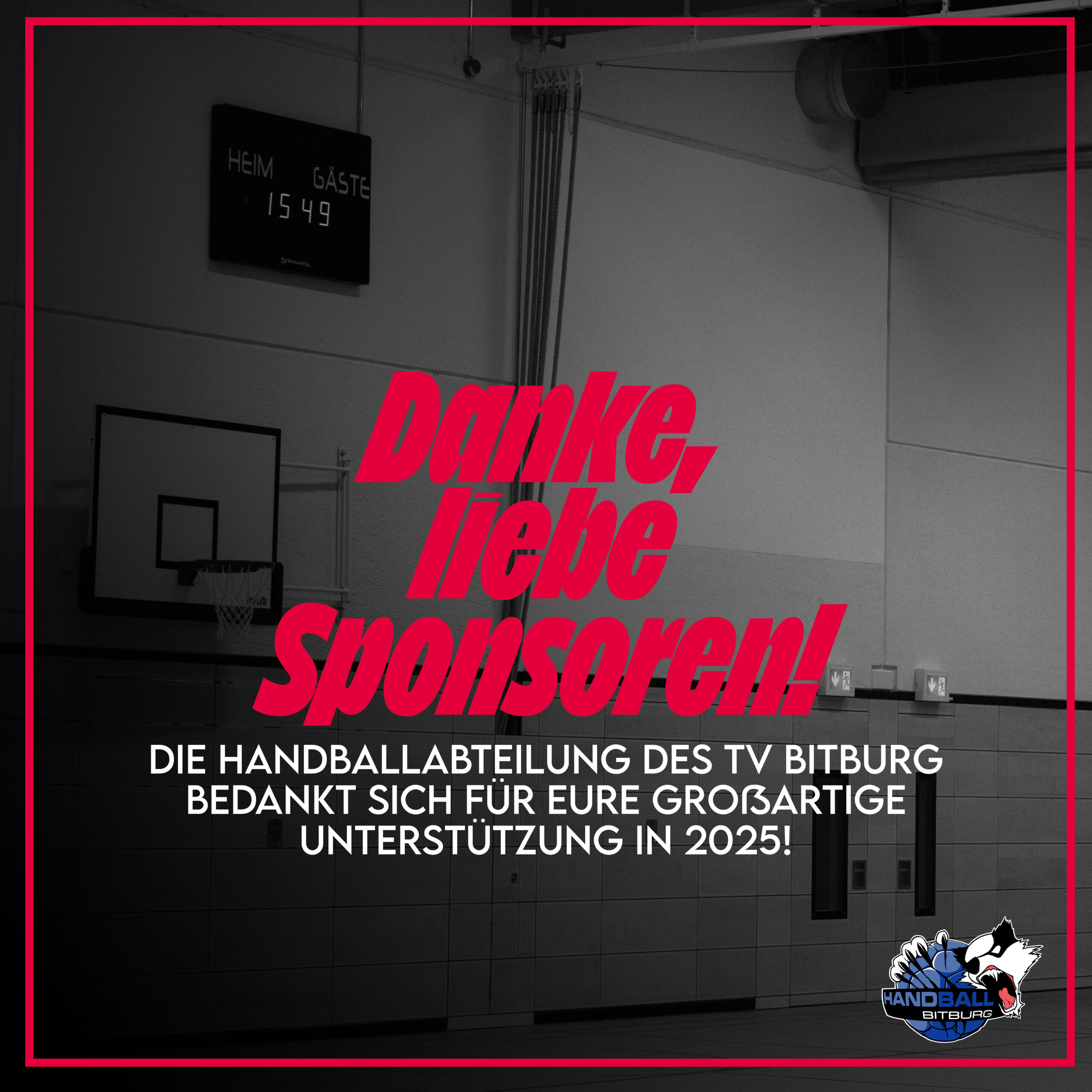 Danke, liebe Sponsoren!