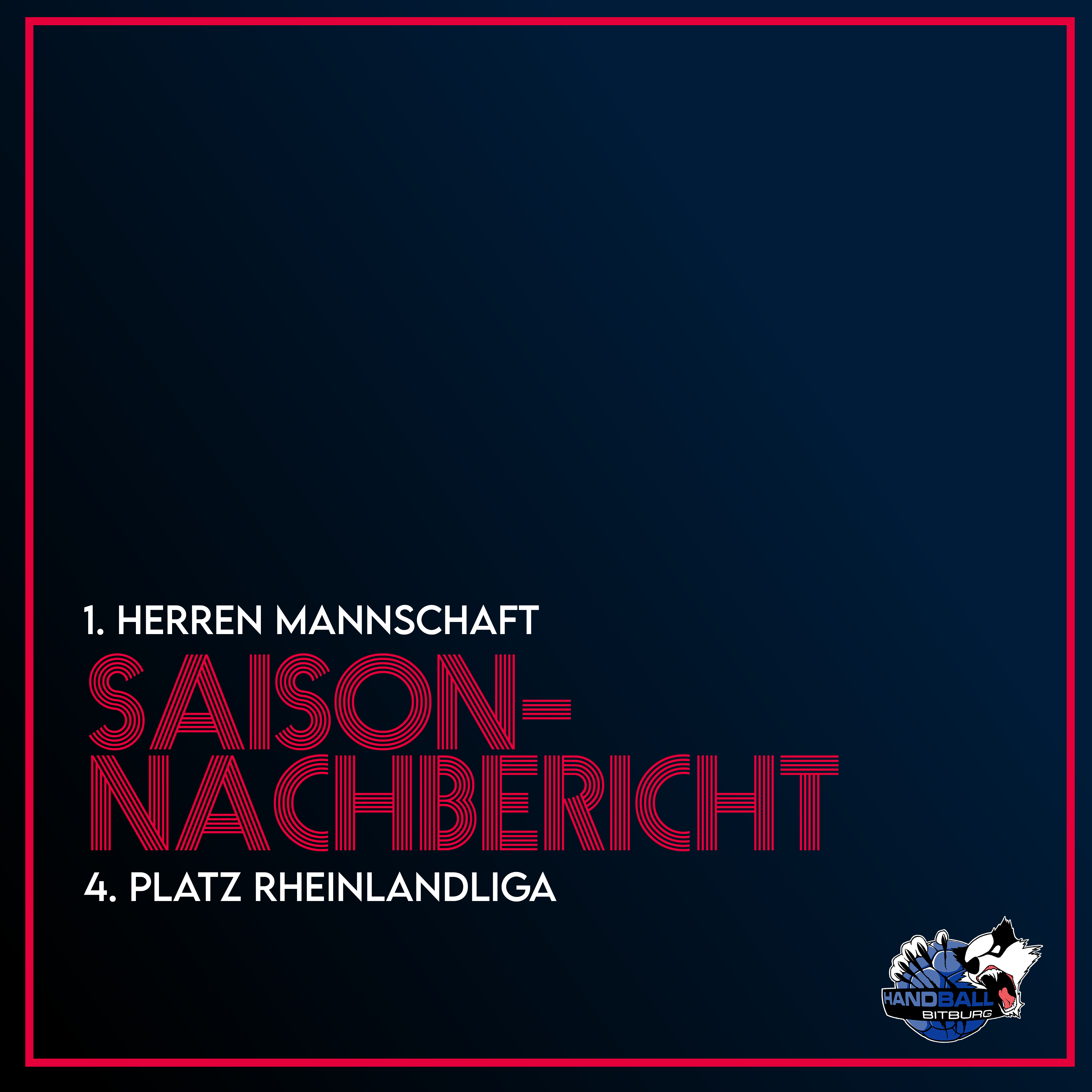 Der Saisonnachbericht unserer 1. Herren Mannschaft!