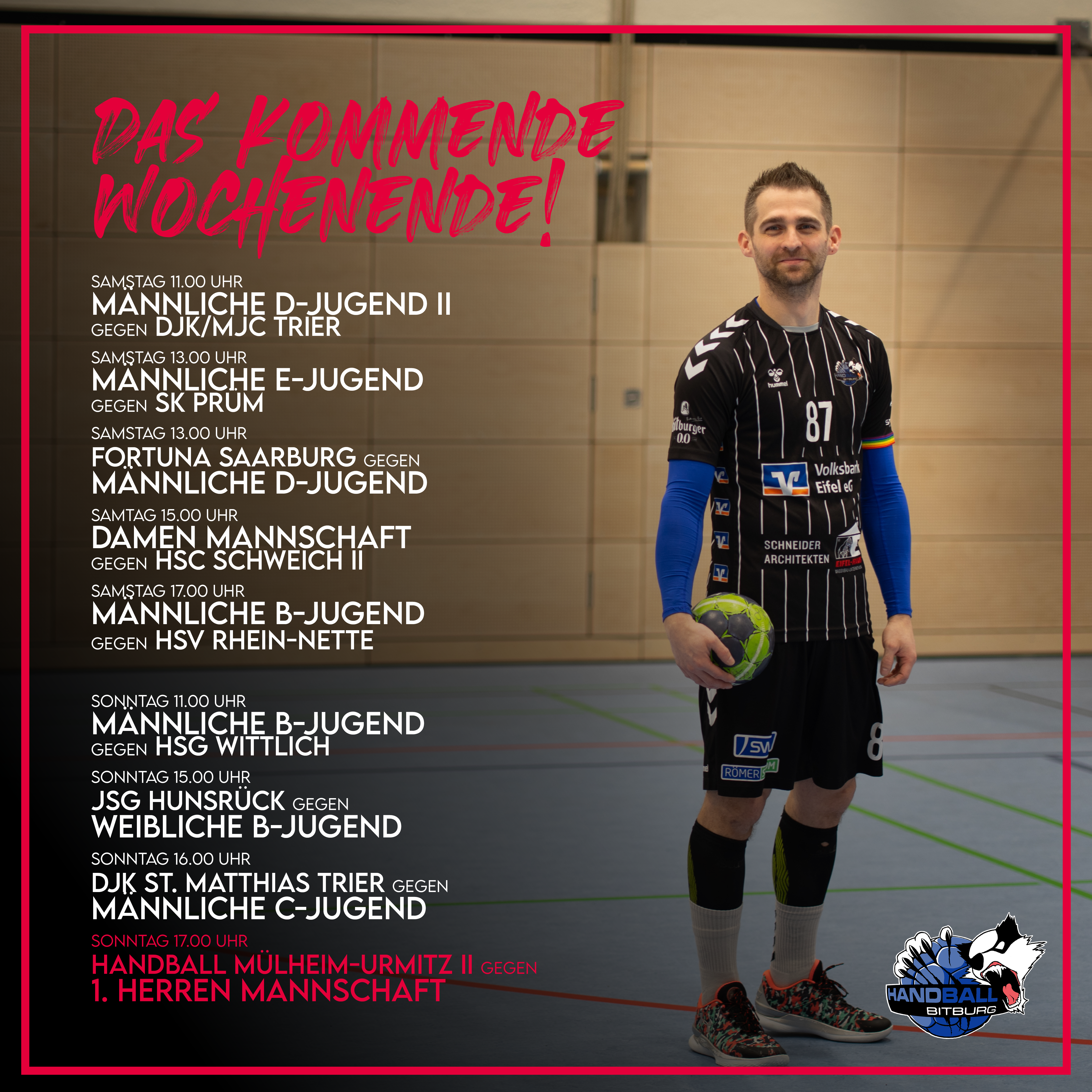 So sieht unser kommendes Wochenende aus!