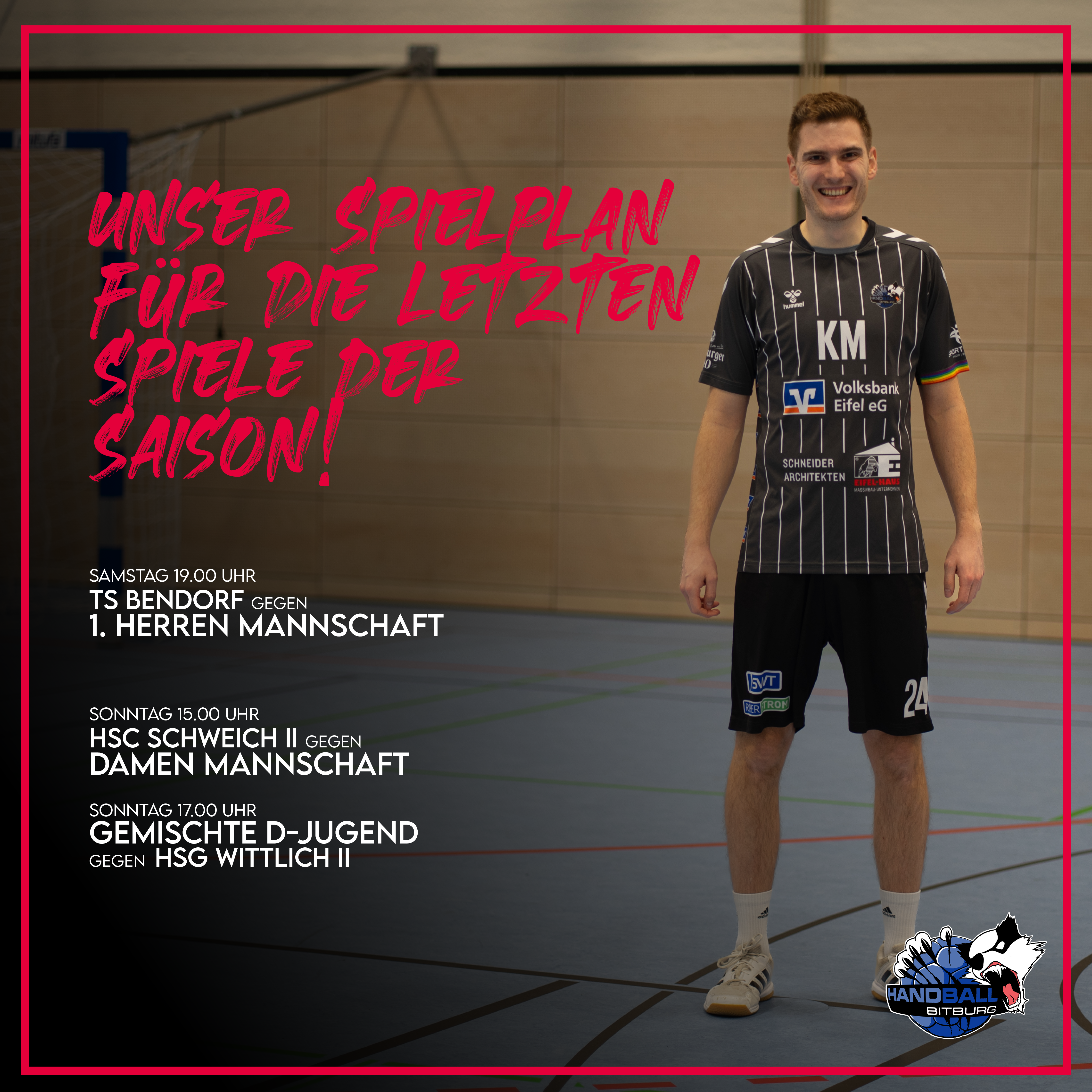 Unsere letzten Spiele der Saison!