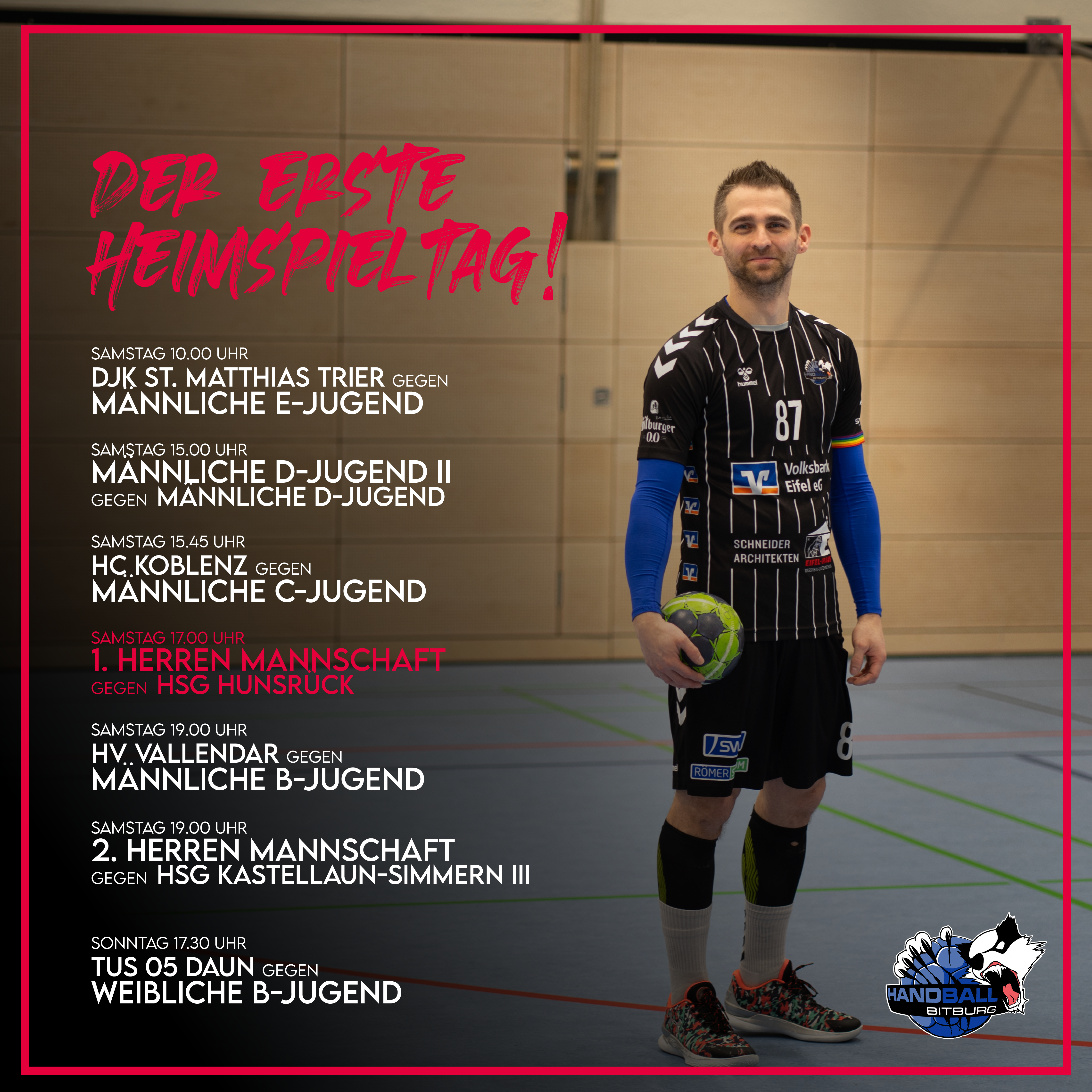 Der erste Heimspieltag der Saison!