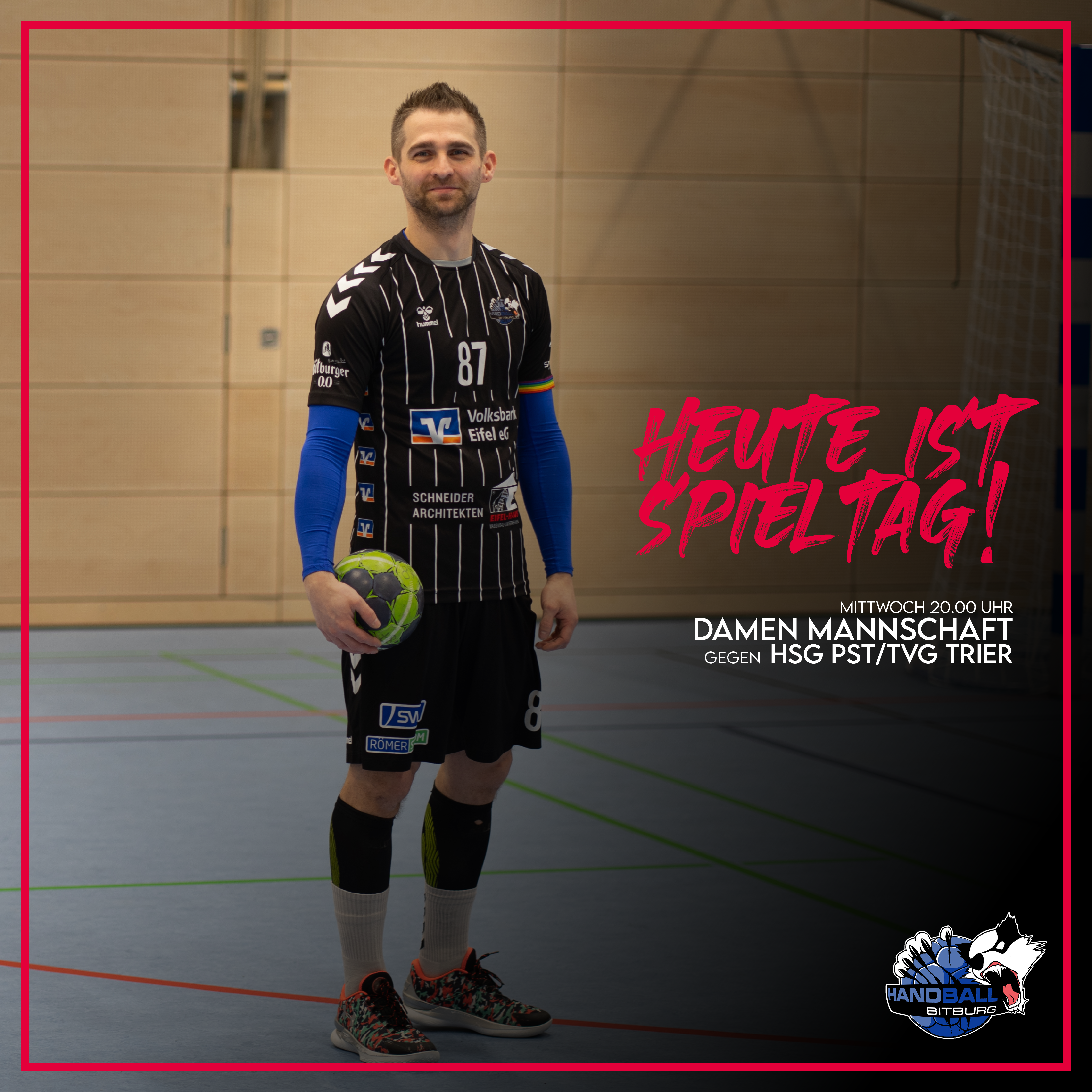 Heute ist schon Spieltag! Unsere Damen spielen zuhause!