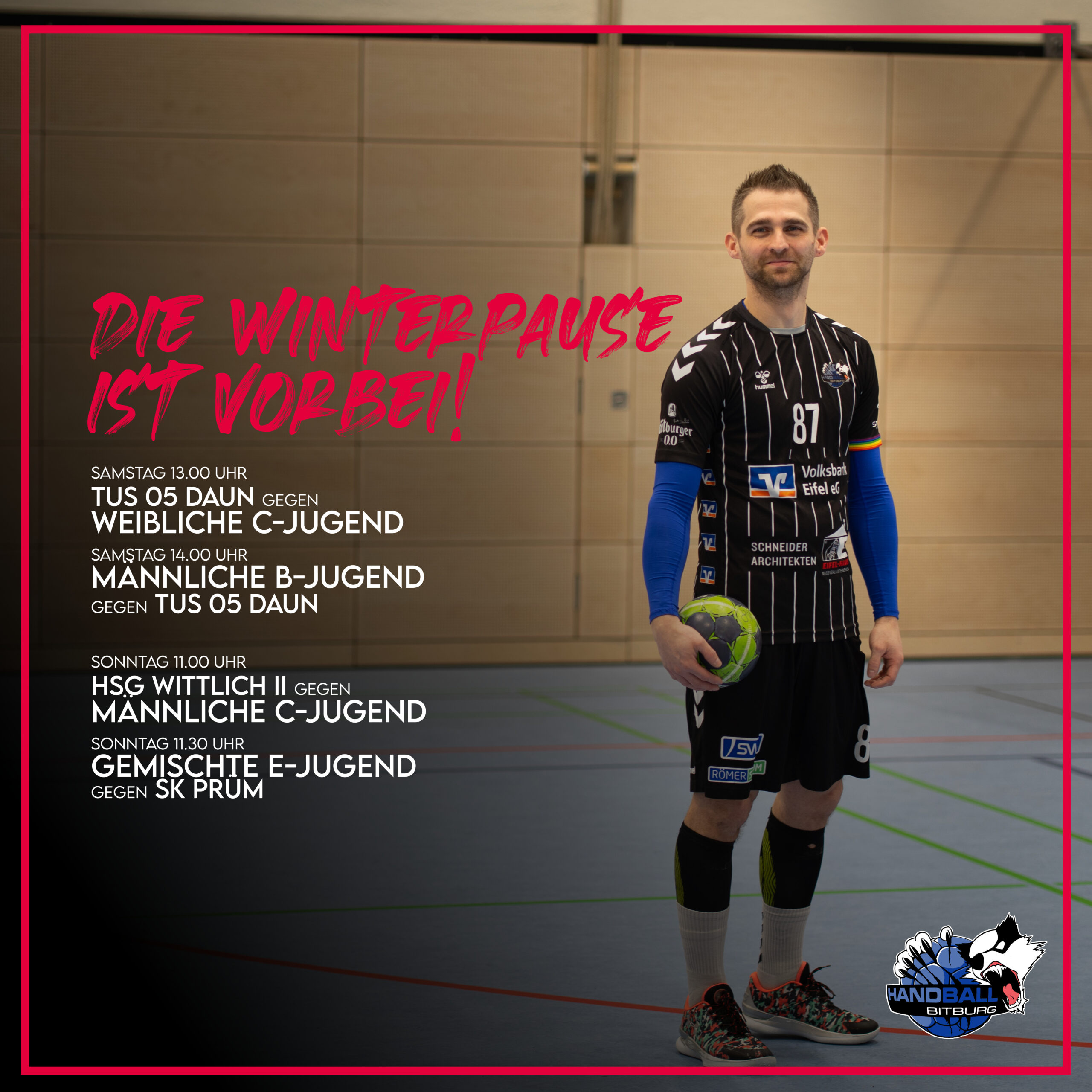 Die Winterpause ist vorbei!